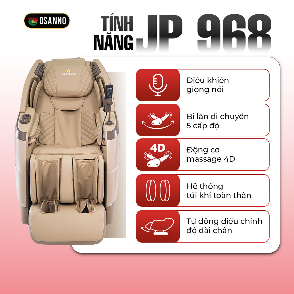 Ghế Massage Cao Cấp JP 968