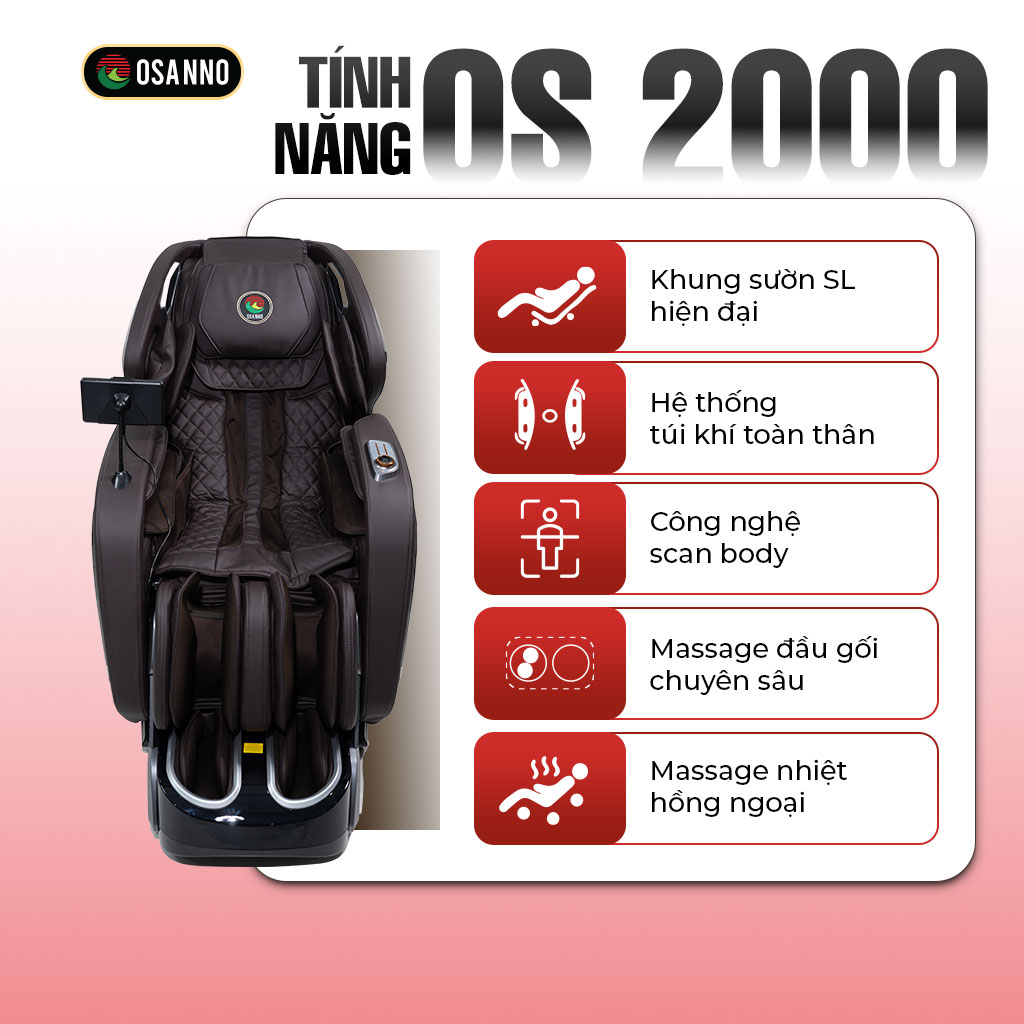 Ghế Massage Osanno OS 2000