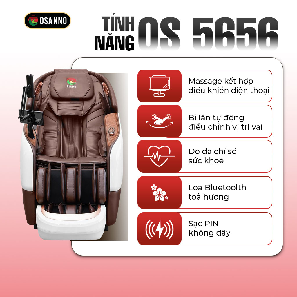 Ghế Massage Osanno OS 5656 Smart Life