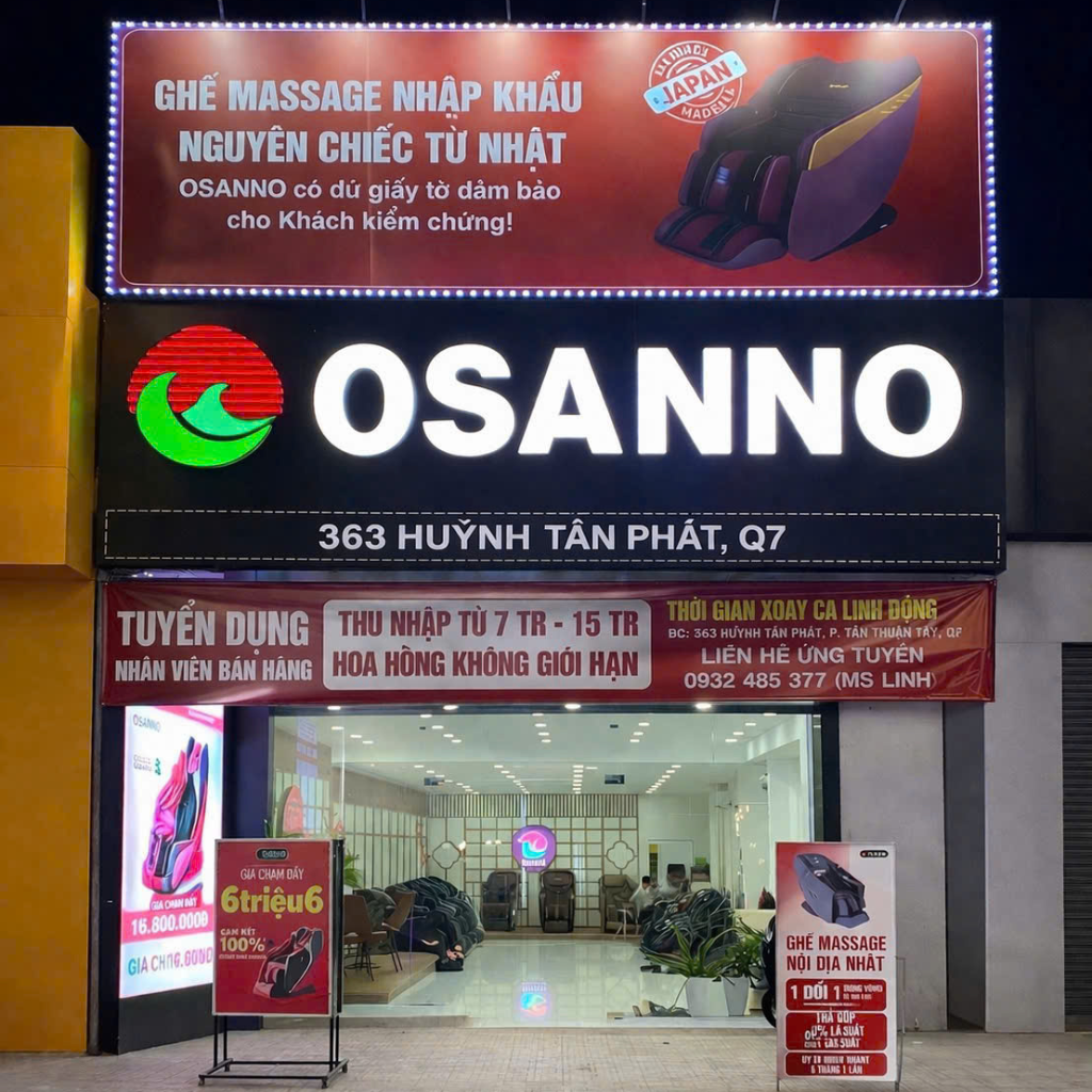 Ghế Massage Osanno Quận 7