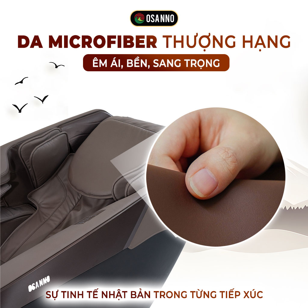 Chất liệu da Microfiber cao cấp bền bỉ