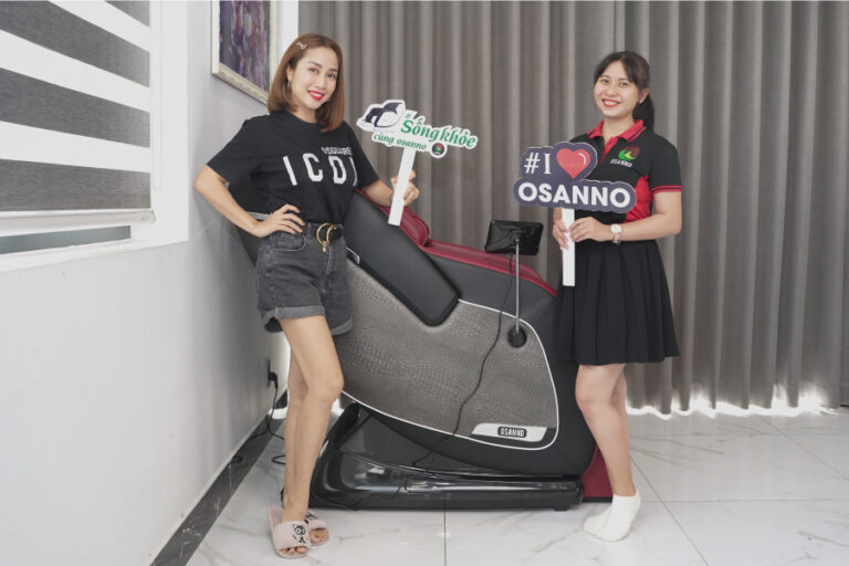 MC, diễn viên Ốc Thanh Vân yêu thích sử dụng ghế massage Osanno Os 300