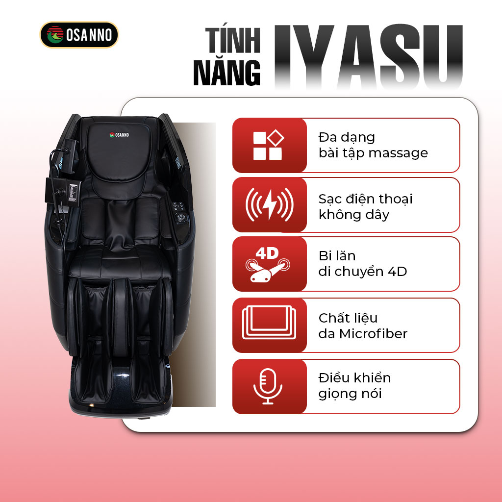 Ghế Massage IYASU - Osanno