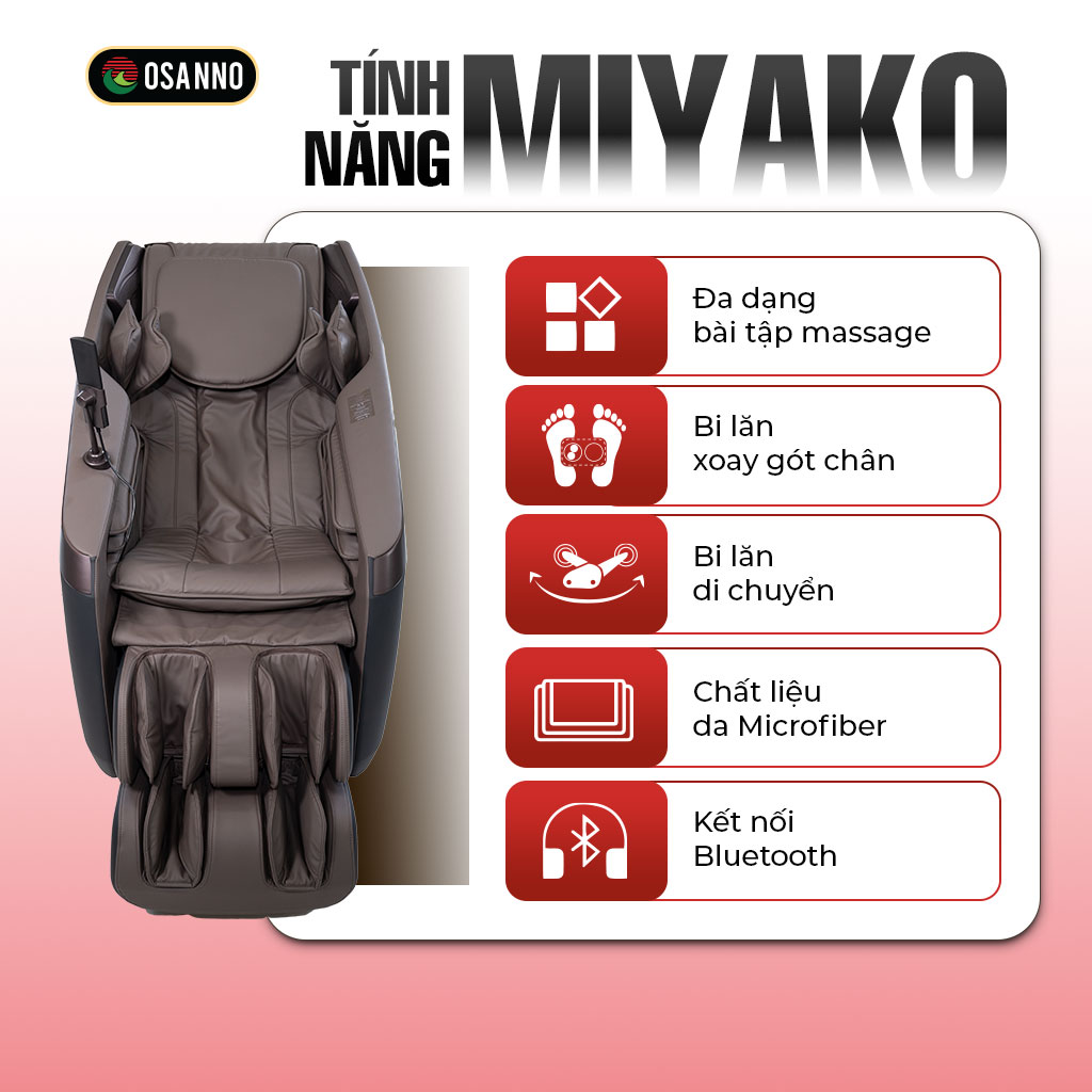 Ghế massage Cao Cấp MIYAKO