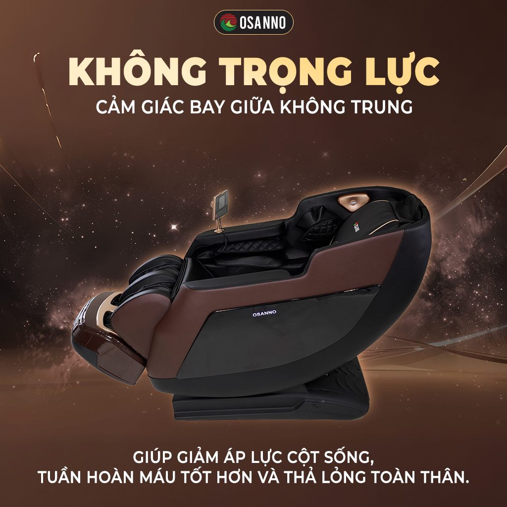 Chế độ không trọng lực (Zero Gravity) giúp thả lỏng toàn thân