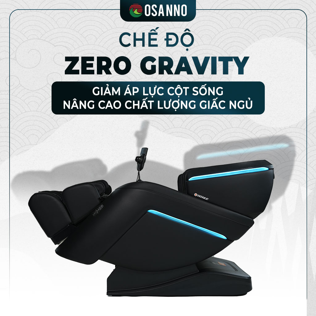 Tư thế không trọng lực Zero Gravity giảm áp lực cột sống