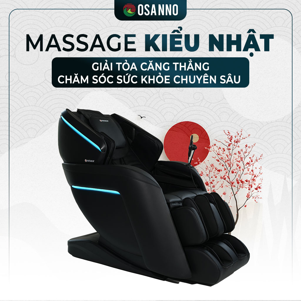 Massage kiểu Nhật giải tỏa căng thẳng