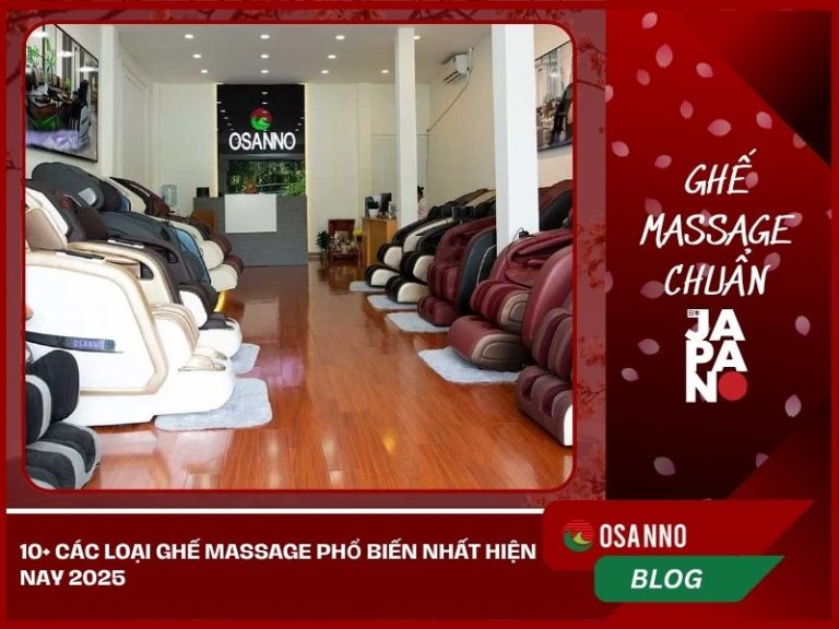 10+ Mẫu ghế massage cao cấp phù hợp cho gia đình hiện nay