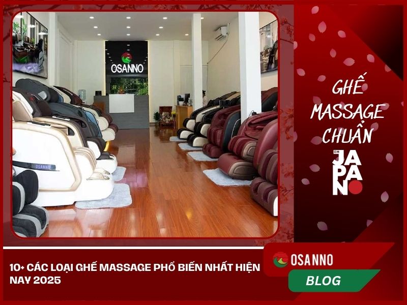 10+ Mẫu ghế massage cao cấp phù hợp cho gia đình hiện nay