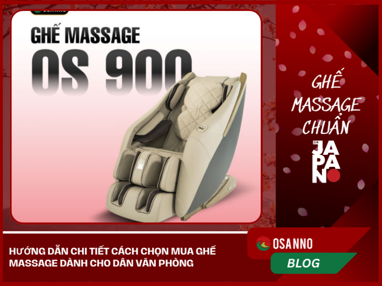 Dân văn phòng nên chọn mua ghế Massage nào để hỗ trợ súc khỏe?