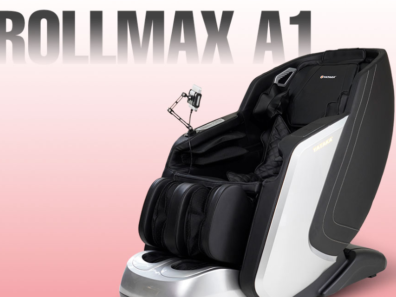 Ghế Yataka Rollmax A1 thiết kế sang trọng, con lăn thông minh và túi khí toàn thân