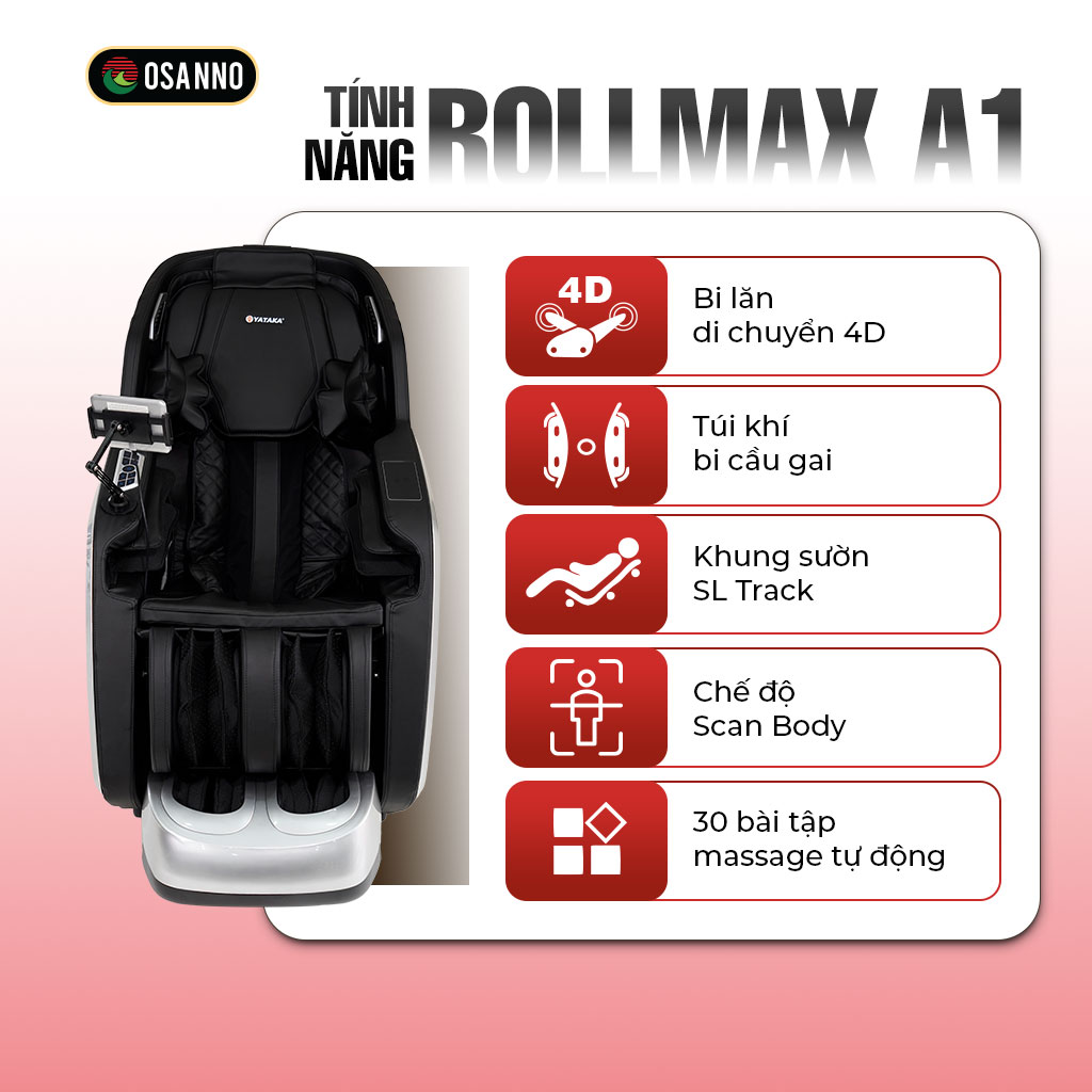 Ghế Massage Osanno Rollmax A1