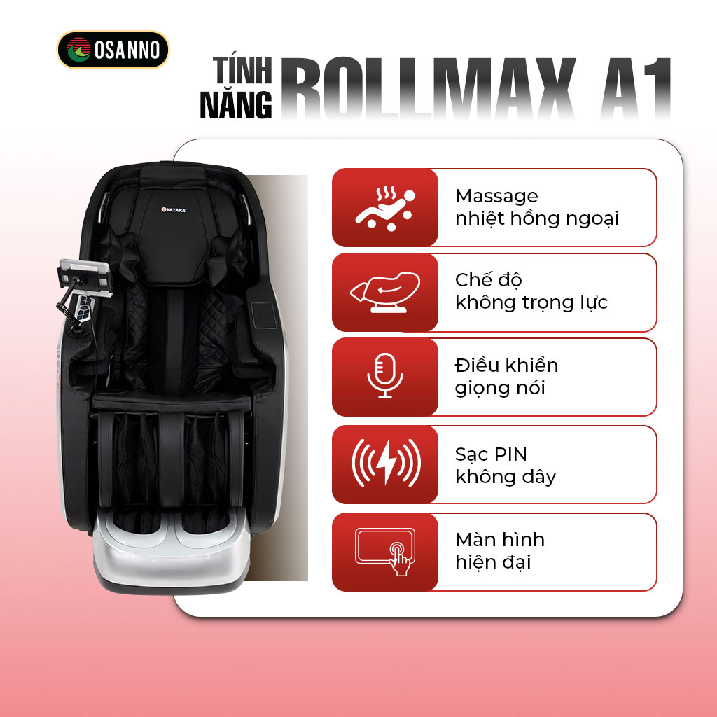Ghế Massage Osanno Rollmax A1
