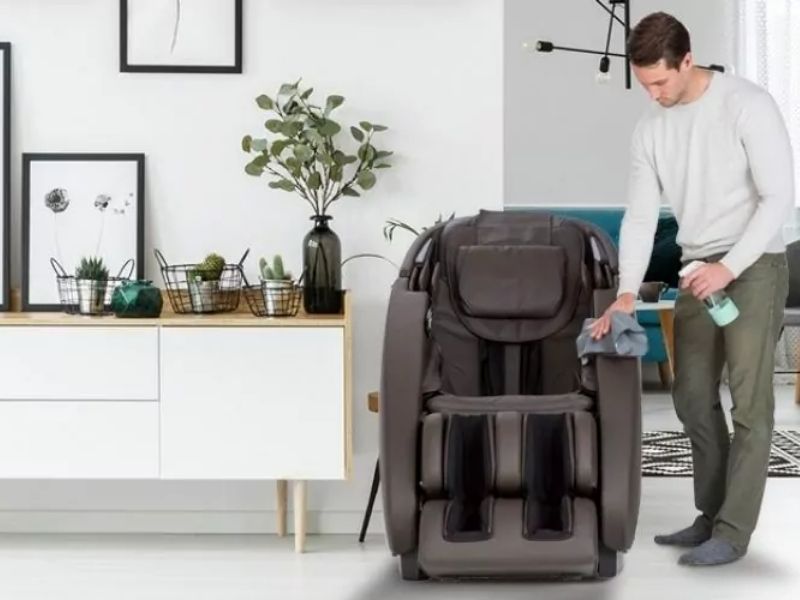 Các bước vệ sinh da ghế massage an toàn và hiệu quả
