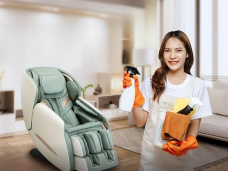 Dụng cụ cần thiết để vệ sinh da ghế massage