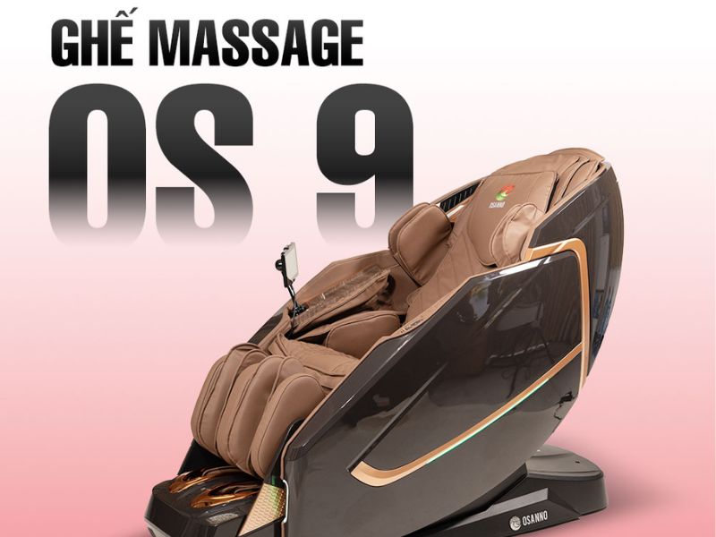 Ghế massage OSANNO OS 9 nhỏ gọn có Body Scan thông minh