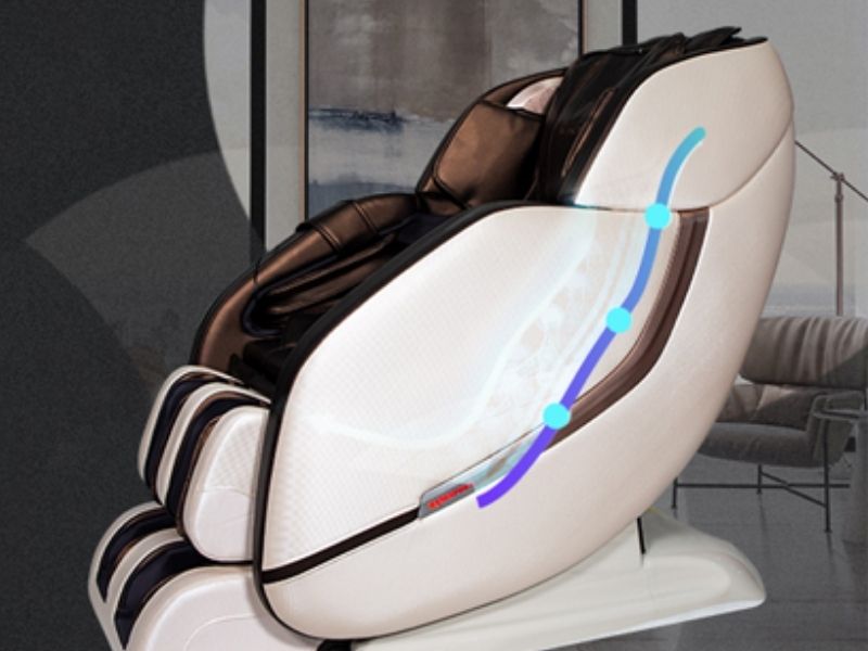 Ghế massage sử dụng trục S Track