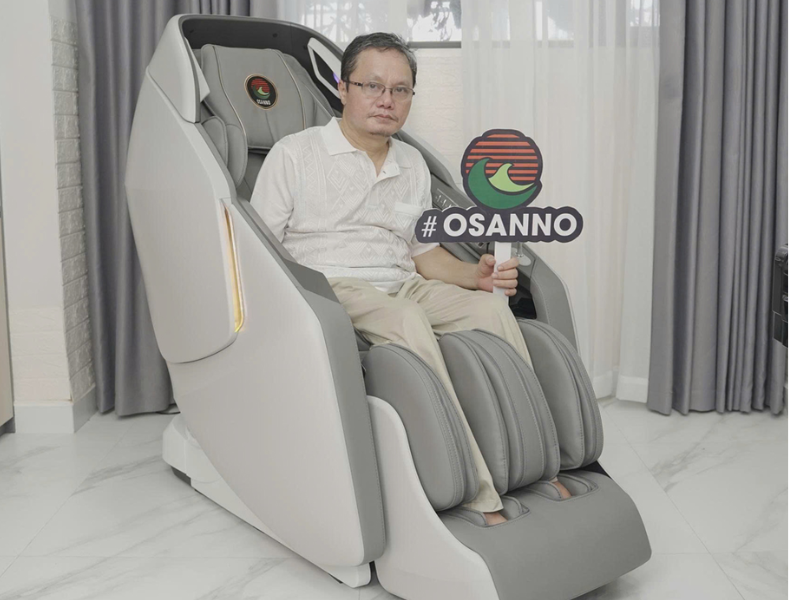 Ghế massage toàn thân chăm sóc sức khỏe và thư giãn toàn diện từ đầu đến chân