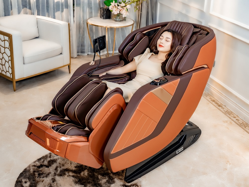 Ghế massage toàn thân với các chế độ phù hợp thư giãn chuyên sâu