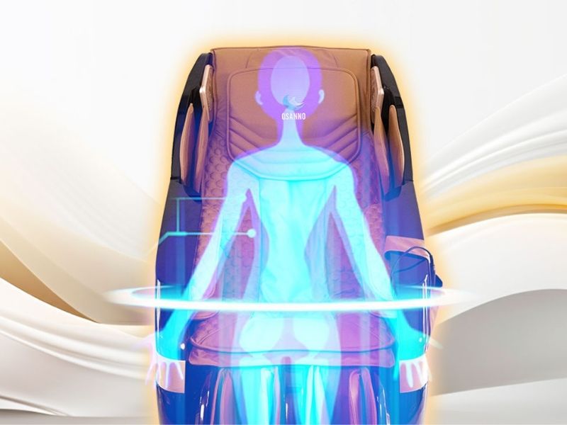So sánh công nghệ Body Scan thông minh và định vị thủ công trên ghế massage