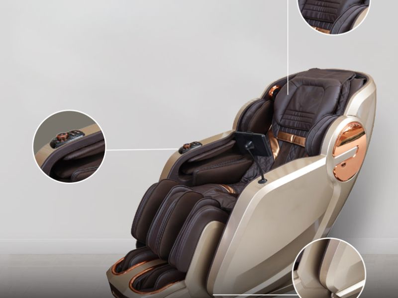 Vệ sinh từng khu vực da ghế massage đúng cách