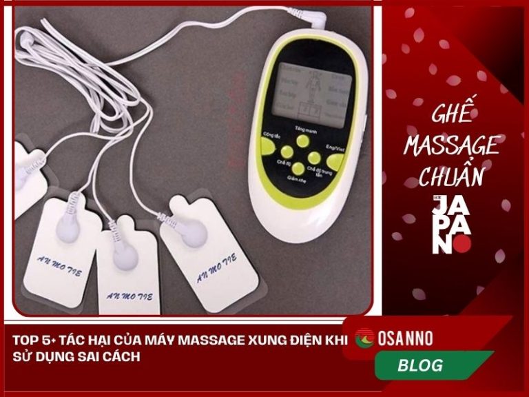 Top 5+ tác hại của máy massage xung điện khi sử dụng sai cách