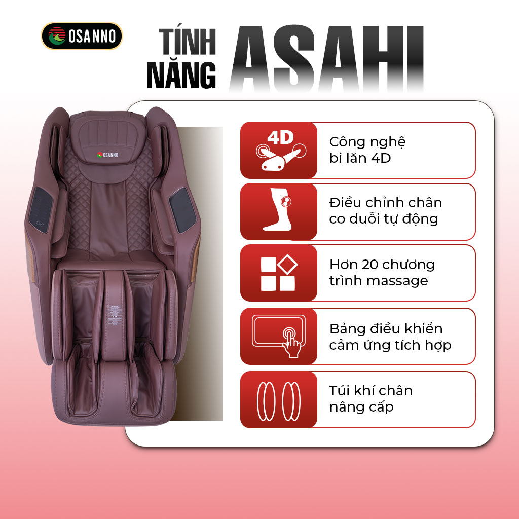 Ghế massage cao cấp Asahi