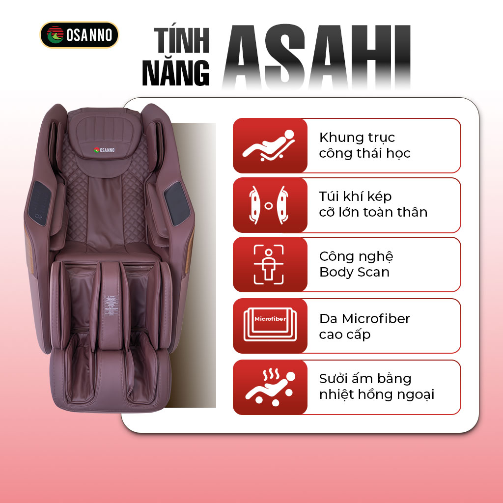 Ghế massage cao cấp Asahi
