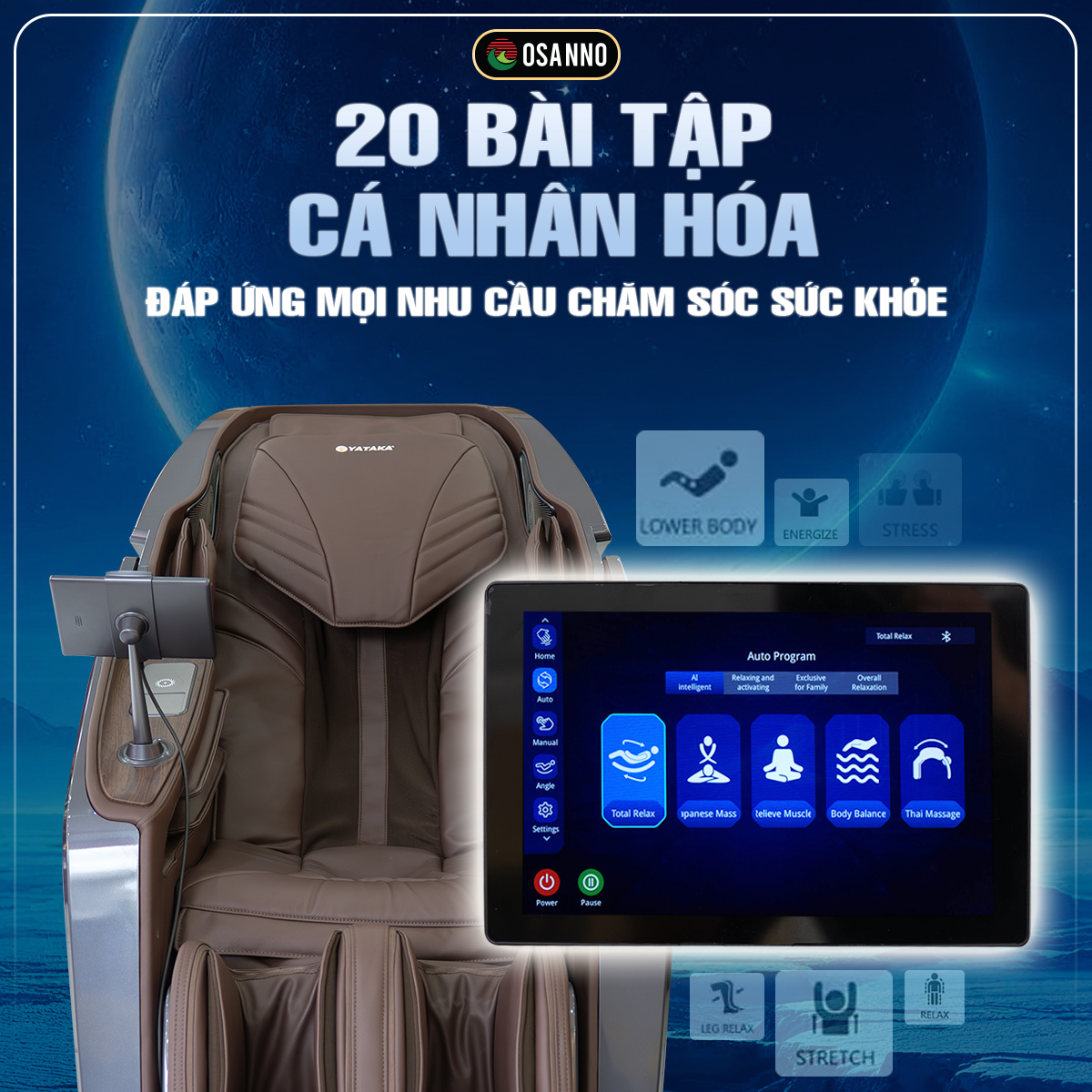 Ghế massage cao cấp Iyashi