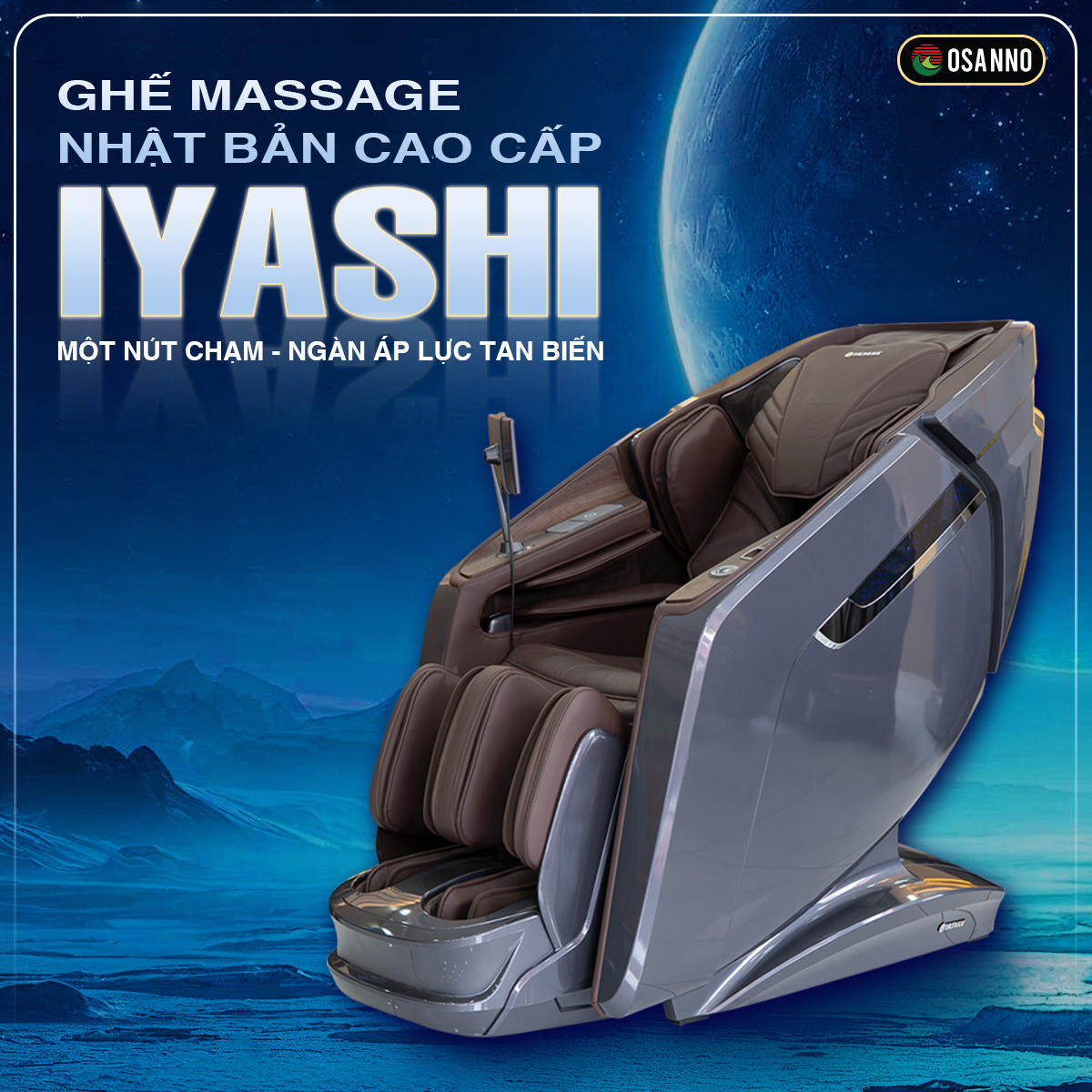 Ghế massage cao cấp Iyashi