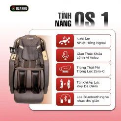 Các Tính Năng Đột Phá Của Ghế Massage Osanno OS 1