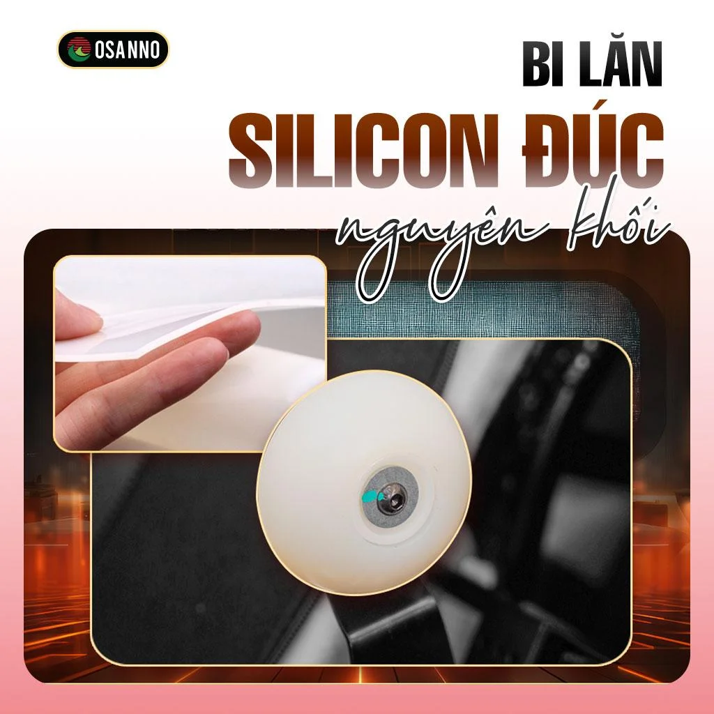 Khung Trục SL Công Thái Học & Bi Lăn Silicon Nguyên Khối