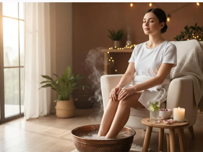 Ngâm chân nước ấm đúng cách